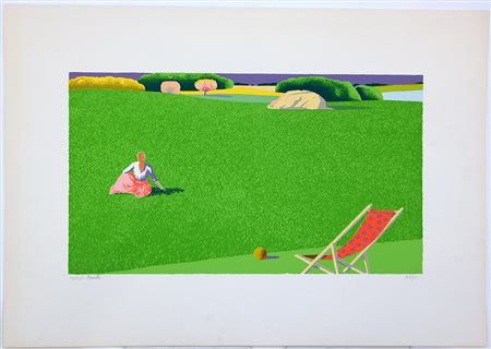 Lotto composto da sei litografie a colori, di autori diversi (cm 50x70 circa)