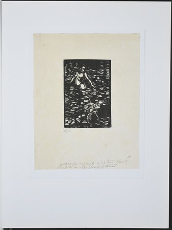 Arturo Checchi (1886 - 1971)"Senza titolo" 1916, xilografia stampata su carta...