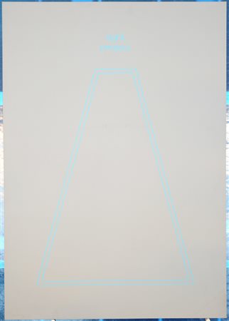 Nanda Vigo (Milano 1936)"Light project" 1976/77serigrafiacm 68x48firmata,...