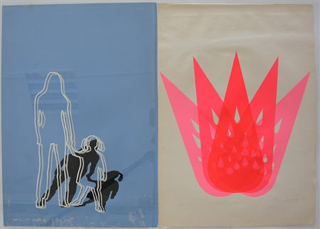 Federica Marangoni (Padova 1940)lotto composto da un multiplo materico,...