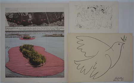 Lotto composto da numerose riproduzioni a stampa di opere modernemisure...