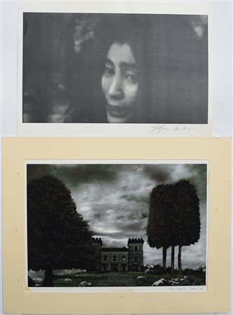 Quattro fotografie di sperimentazione, anni '80.Firmatecm 29,5 x...