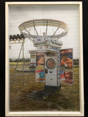 Rocky vs Mike Tyson Fotografia. Carlo Golia, 2010.Pezzo unico. Opera in...