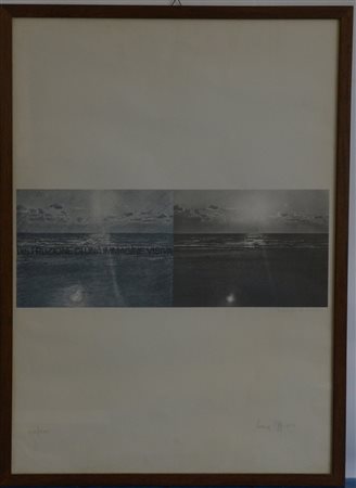 Sperimentazione 1970Fotografia. Stampa tipografica firmata e in...