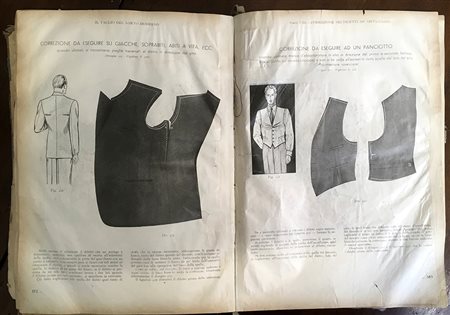 Rocco Aloi, ''Il taglio del sarto moderno per vestiari maschili'', un volume...