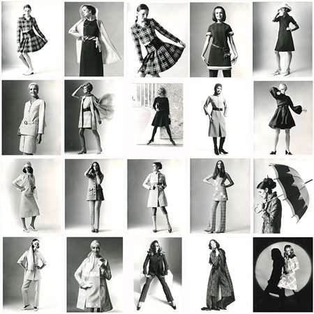 Nina Ricci, Marisa, Ektor, Tricò Ventuno stampe fotografiche vintage alla...