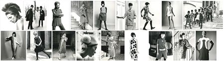 Pierre CardinDiciotto stampe fotografiche vintage alla gelatina sali d'argento