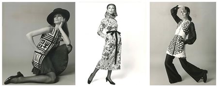 RICHARD DORMERLanvin, Givenchy, UngaroTre stampe fotografiche vintage alla...