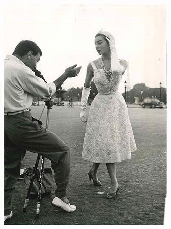 REGINA RELANGDiorUna stampa fotografica vintage alla gelatina sali d'argento