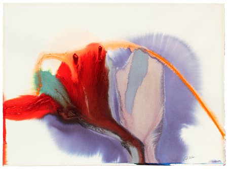 Paul JENKINS (Kansas City 1923 1923-11-30 2012) Phenomena Greek Fire 1979...