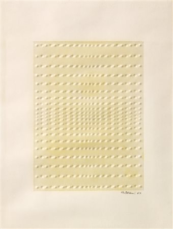 Enrico CASTELLANI (Castelmassa 1930-08-04 Celleno 2017-12-01) Senza titolo...