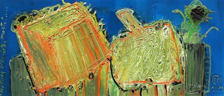 Mattia MORENI (Pavia 1920-11-12 Brisighella 1999-06-01) Natura viva detta...