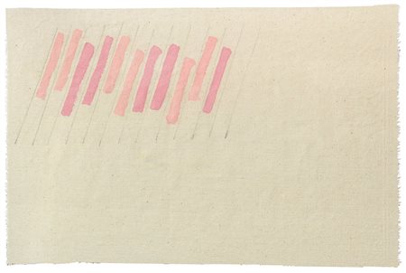 Giorgio GRIFFA (Torino 1936-03-28) Obliquo 1975 acrilico e matita su tela cm....