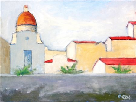 Ottone ROSAI (Firenze 1895-04-28 Ivrea 1957-05-13) Scorcio di Firenze -...