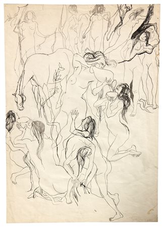 Renato GUTTUSO (Bagheria 1912-01-02 Roma 1987-01-17) Scena mitologica 1940...