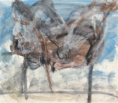 Martin DISLER (Seewen, 1949 Ginevra, 1996) Senza titolo tecnica mista su...