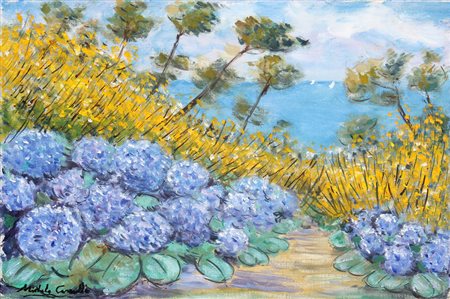 Michele CASCELLA (Ortona (Ch) 1892-09-07 Milano 1989-08-27) Ortensie e...