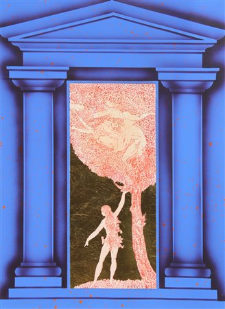 Fernando DE FILIPPI (Lecce 1940) L'albero poeta 1994 tecnica mista su tela...