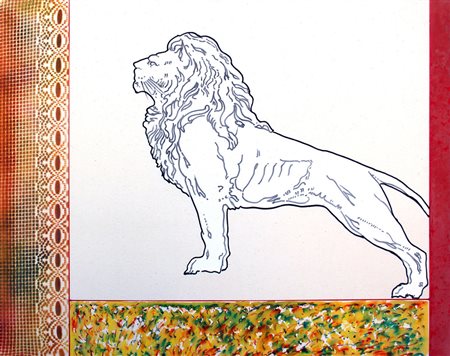 Renato MAMBOR (Roma 1936-12-04 Roma 2014-12-06) Animal slides - Leone in...