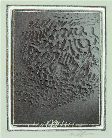 Agostino FERRARI (Milano 1938-11-09) Composizione 1996 tecnica mista e sabbia...