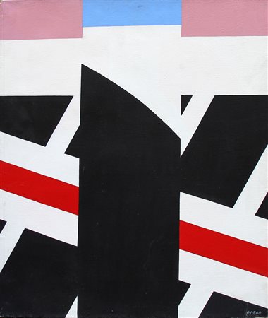 Augusto GARAU (Bolzano, 1923 Milano, 2010) Spazio bianco su nero - 3 1974...