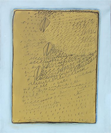 Agostino FERRARI (Milano 1938-11-09) Senza titolo 1963 tecnica mista su carta...