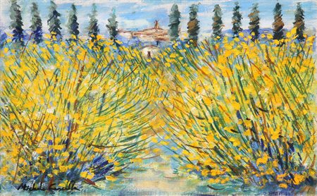 Michele CASCELLA (Ortona (Ch) 1892-09-07 Milano 1989-08-27) Ginestre a San...