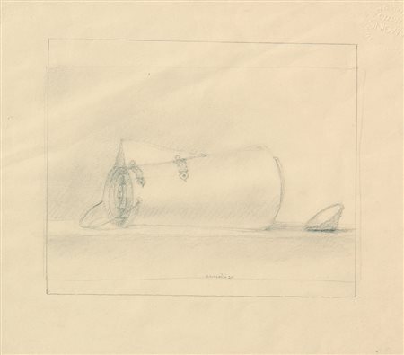 (Schenardi Vilmore) ARMODIO (Piacenza 1938) Senza titolo 2000 grafite su...