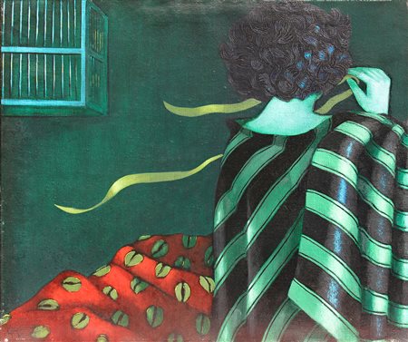 Gherardo LOMBARDO (1938) Direzione univoca 1972 olio su tela cm. 60 x...