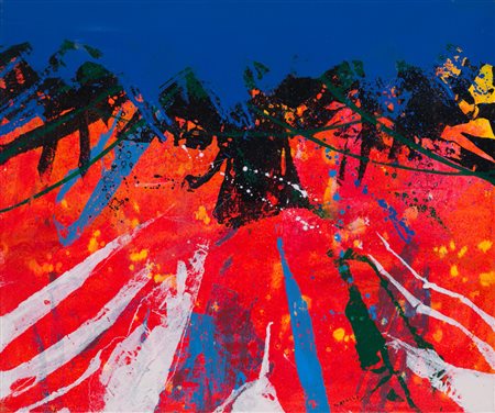 MIRKO CAVALLI (1962)Tramonto del SudOlio su telacm 50x60Firma al fronteFirma...