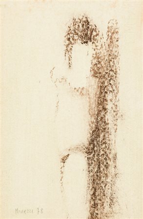 ANTONIO MINEZZI (1939)Senza Titolo, 1978Pastelli su cartacm 29,5x19,5Firma e...