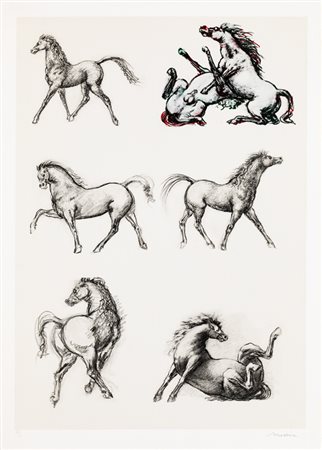 FRANCESCO MESSINA (1900-1995)Senza TitoloLitografiacm 70x50Firma e...