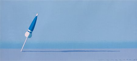 WALTER LAZZARO (1914-1989)Senza TitoloSerigrafia su telacm 32x69Firma in...