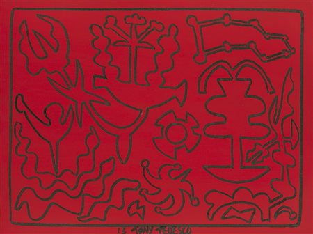 TONY TEDESCO (1952)Girovagare in un bosco adimensionale, 2013Acrilici su...