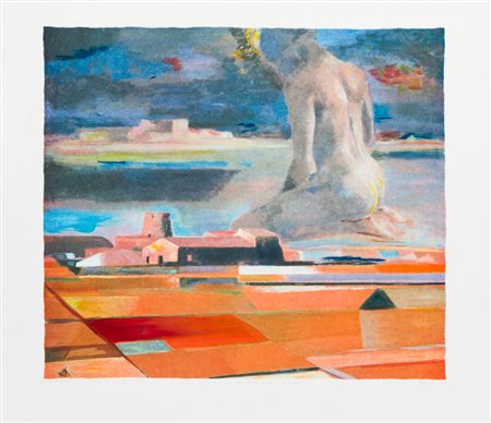 UGO ATTARDI (1923-2006)Sguardo d'Africa, 2002Litografiacm 70x80Firma, titolo,...