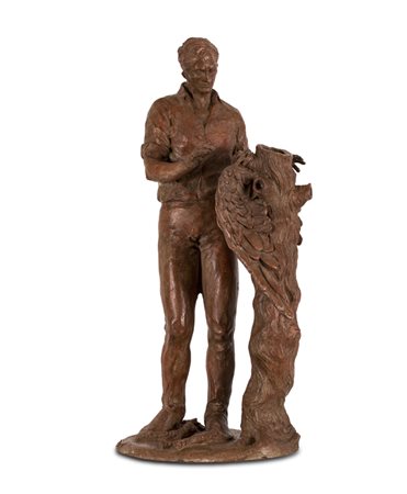 PAOLO ANNIBALI (1958)Senza Titolo Scultura in bronzocm 50x23x16,5Firma e...