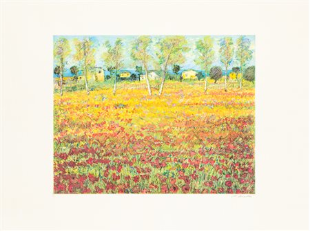 MICHELE CASCELLA (1892-1989)Senza TitoloAcquaforteLastra cm 34x56Foglio cm...