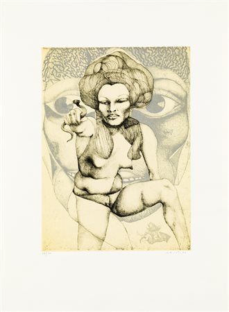 UGO ATTARDI (1923-2006)Senza Titolo, 1974AcquaforteLastra cm 34x24Foglio cm...