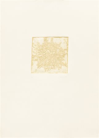 GIÒ POMODORO (1930-2002)Senza Titolo, 1956IncisioneLastra cm 18x18Foglio cm...