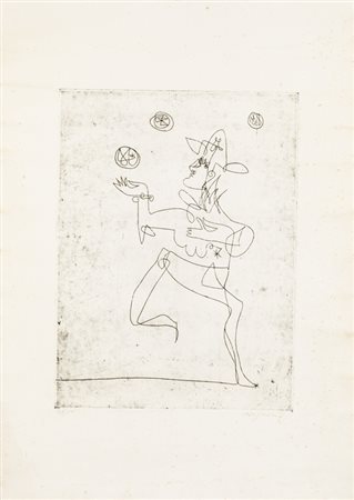 FRANCO ROGNONI (1913-1999)Senza TitoloAcquaforteLastra cm 43,5x33Foglio cm...