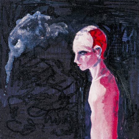 FABIANO GAMBETTISenza Titolo, 2002Olio su telacm 15x15Firma ed etichetta...