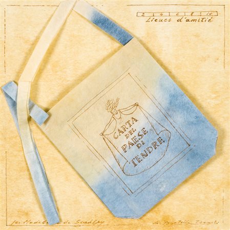 DONATELLA FRANCHIPer Madeleine de ScuderyAcquerello, inchiostro e...