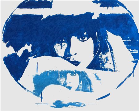 Giosetta Fioroni 1932, Roma (Rm) - [Italia] Doppio Liberty - Light blue...