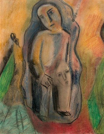 Sandro Chia 1946, Firenze (Fi) - [Italia] senza titolo tecnica mista su carta...