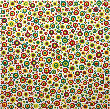 Padelah 1961, Atri (Te) - [Italia] Primavera smalto su tela 80x80 cm 2018...