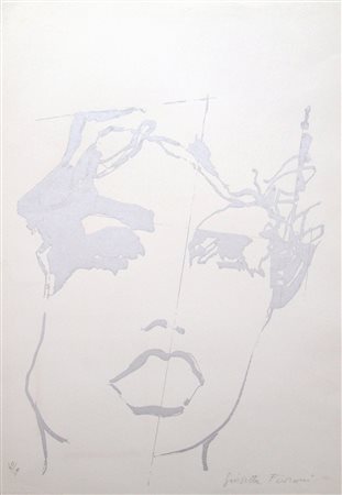 Giosetta Fioroni 1932, Roma (Rm) - [Italia] senza titolo litografia 70x50 cm...