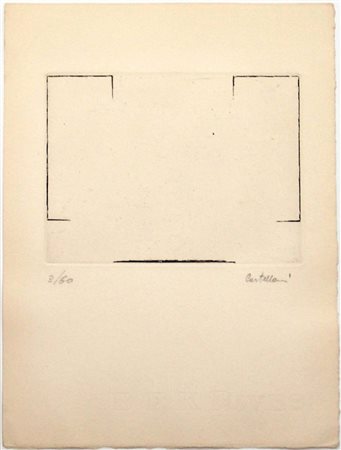 Enrico Castellani 1930, Castelmassa (Ro) - 2017, Celleno (Vt) - [Italia]...