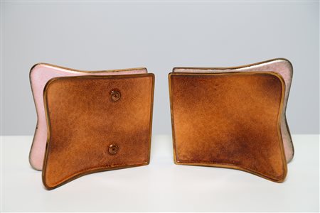 PONTI GIO' (1891 - 1979) Coppia maniglie complete. -. Cm 7,50 x 16,00 x...