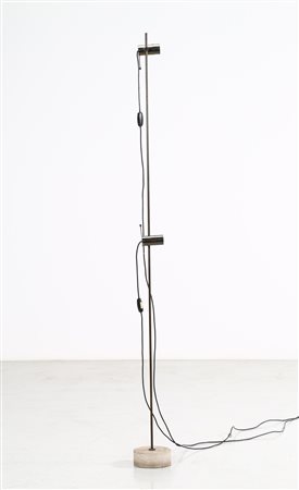AGNOLI TITO Rara. Lampada da terra mod. 387 doppio . -. Cm 17,00 x 192,00 x...