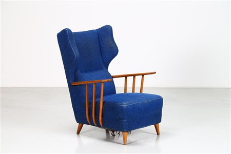 PARISI ICO (1916 - 1996) Poltrona. -. Cm 78,00 x 106,00 x 95,00. Legno e...